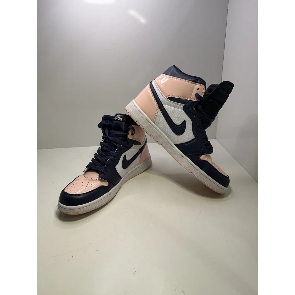 Nike Air Jordan 1 Retro High OG Crimson Tint Navy Pink DD9335-641‎ Men's 11